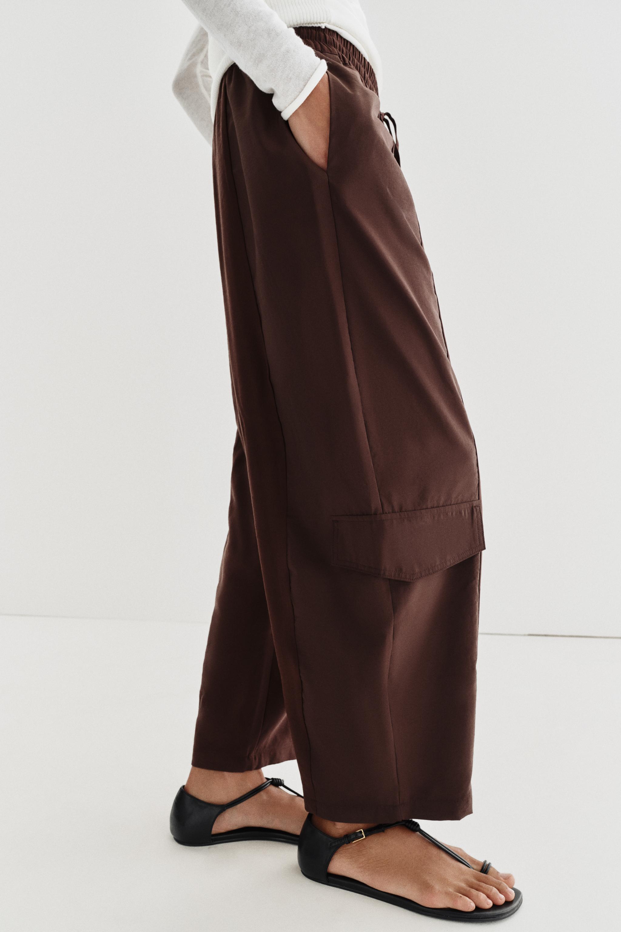 PANTALON BARREL BIMATIÈRE